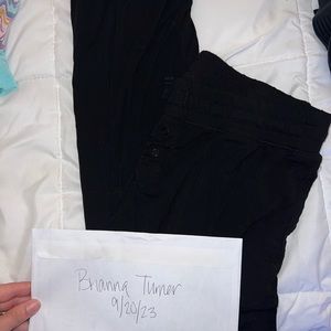 Black little sleepies womens pants